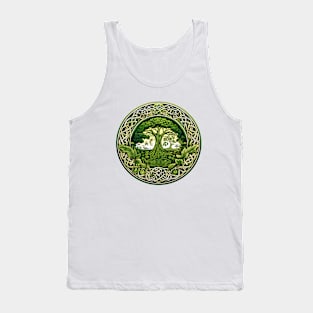 Ireland - Emblem with world tree and nature - Celtic Tank Top